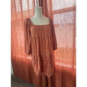 Billabong Orange Sundress Beachy Surfer Girl California Tropical